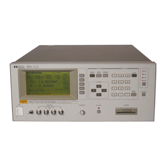 HP 4284A Operation Manual