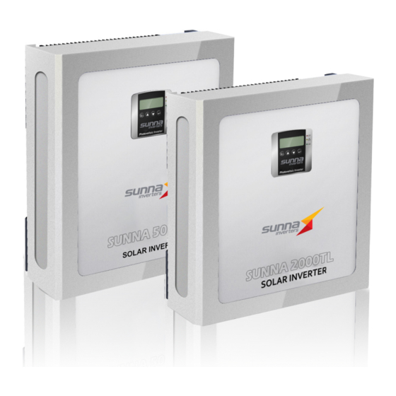 Sunna Inverters SUNNA 1500TL User Manual