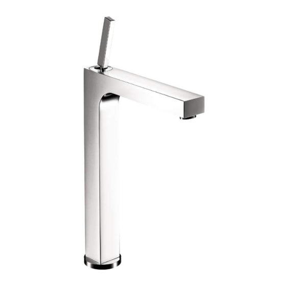 GROHE AXOR 39020XX1 INSTALLATION INSTRUCTIONS MANUAL Pdf Download
