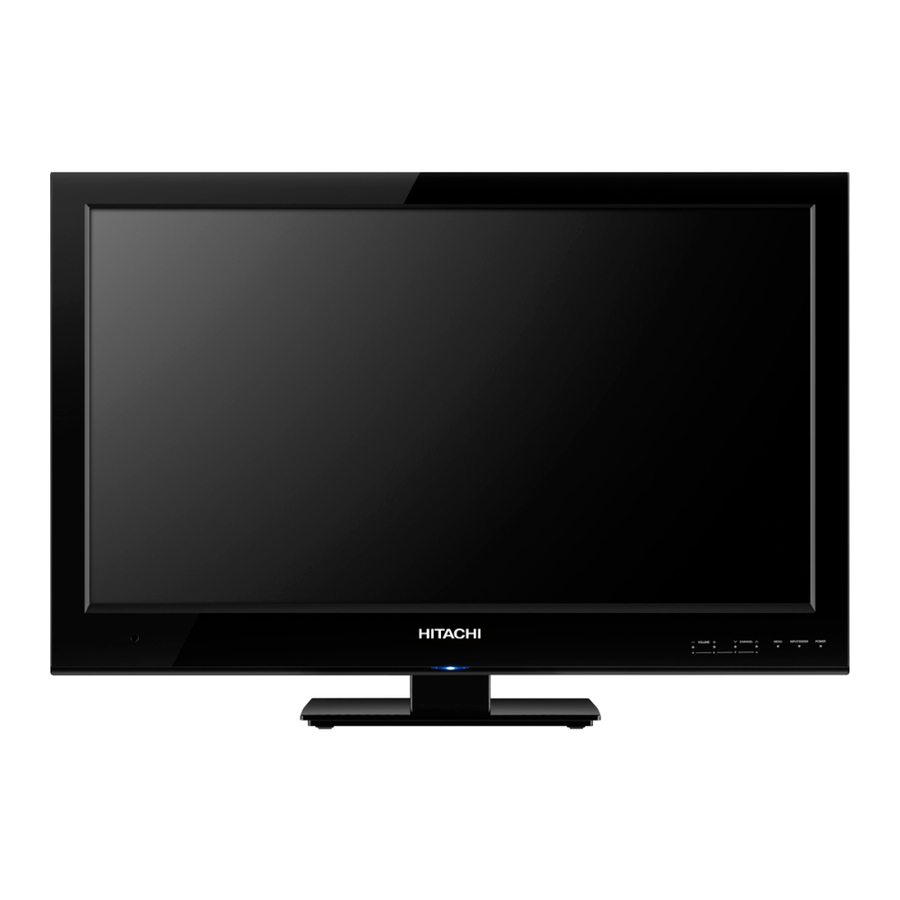 HITACHI LCD HDTV LE19S304 OWNER'S MANUAL Pdf Download | ManualsLib