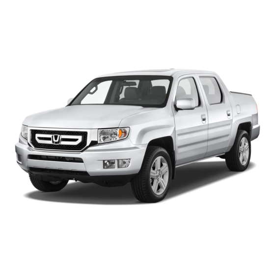 HONDA 2011 RIDGELINE OWNER'S MANUAL Pdf Download ManualsLib