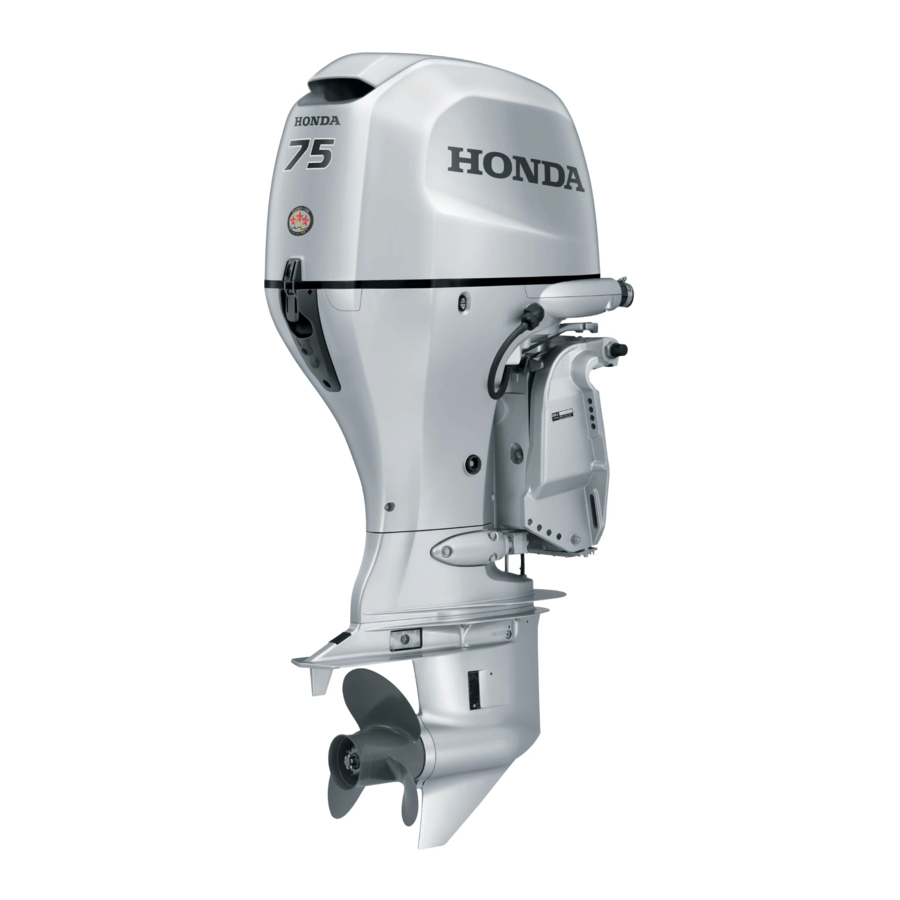 Honda BF75-100 Owner's Manual