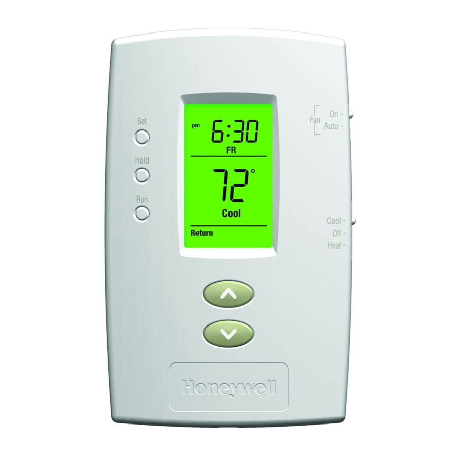 Honeywell Pro 1000 Thermostat Troubleshooting 