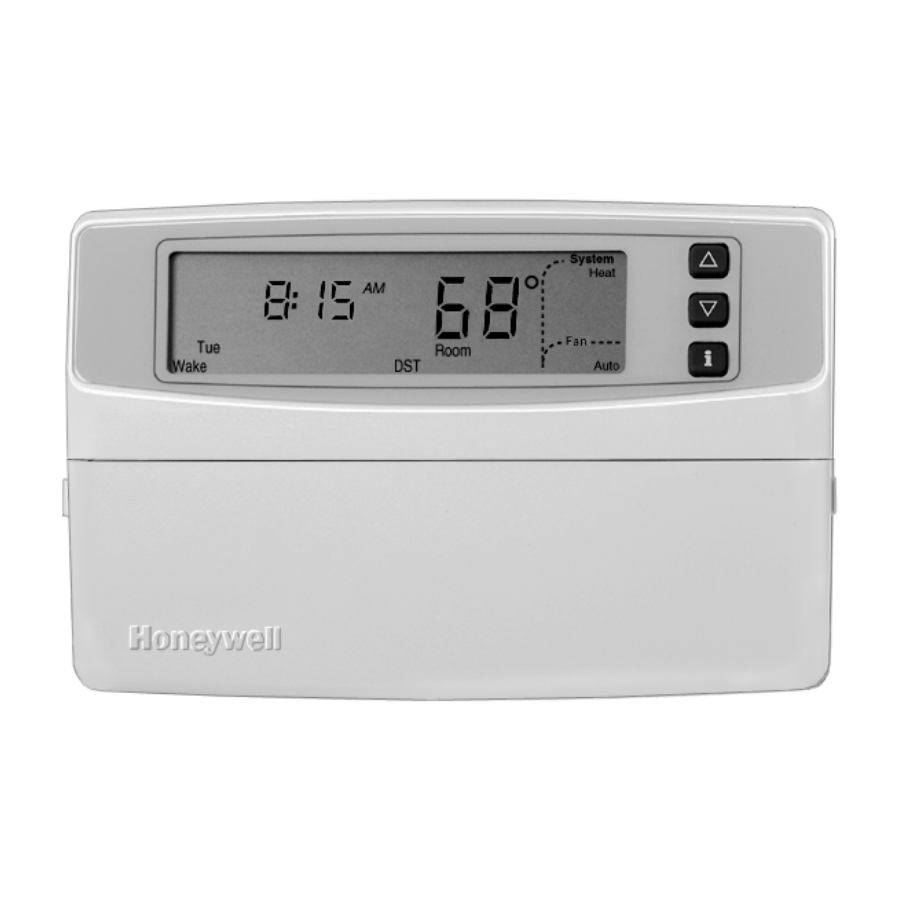 Honeywell T8000 Thermostat Manual