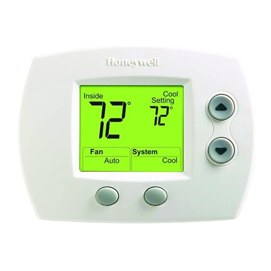 How To Install Honeywell Programmable Thermostat HONEYWELL TH5110D INSTALLATION INSTRUCTIONS MANUAL Pdf Download | ManualsLib