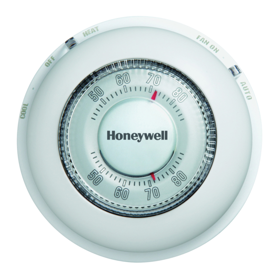 Honeywell The Round Ct87 Specification Sheet Pdf Download Manualslib