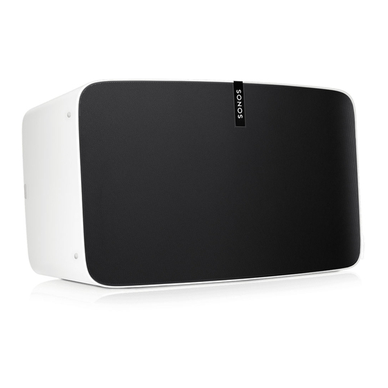 Sonos PLAY:5 Quick Start Manual