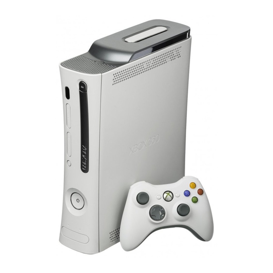 Microsoft XBox 360 Manual