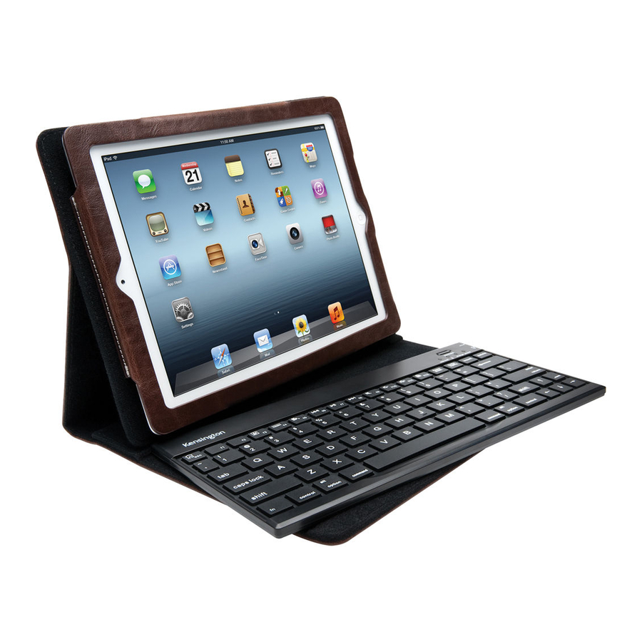 El Teclado A Su Tablet - Kensington KeyFolio Pro 2 Start Manual [Page | ManualsLib