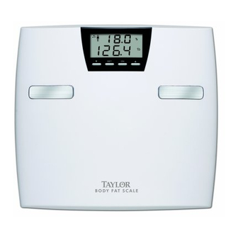 TAYLOR 5721F Body Composition Scale User Guide