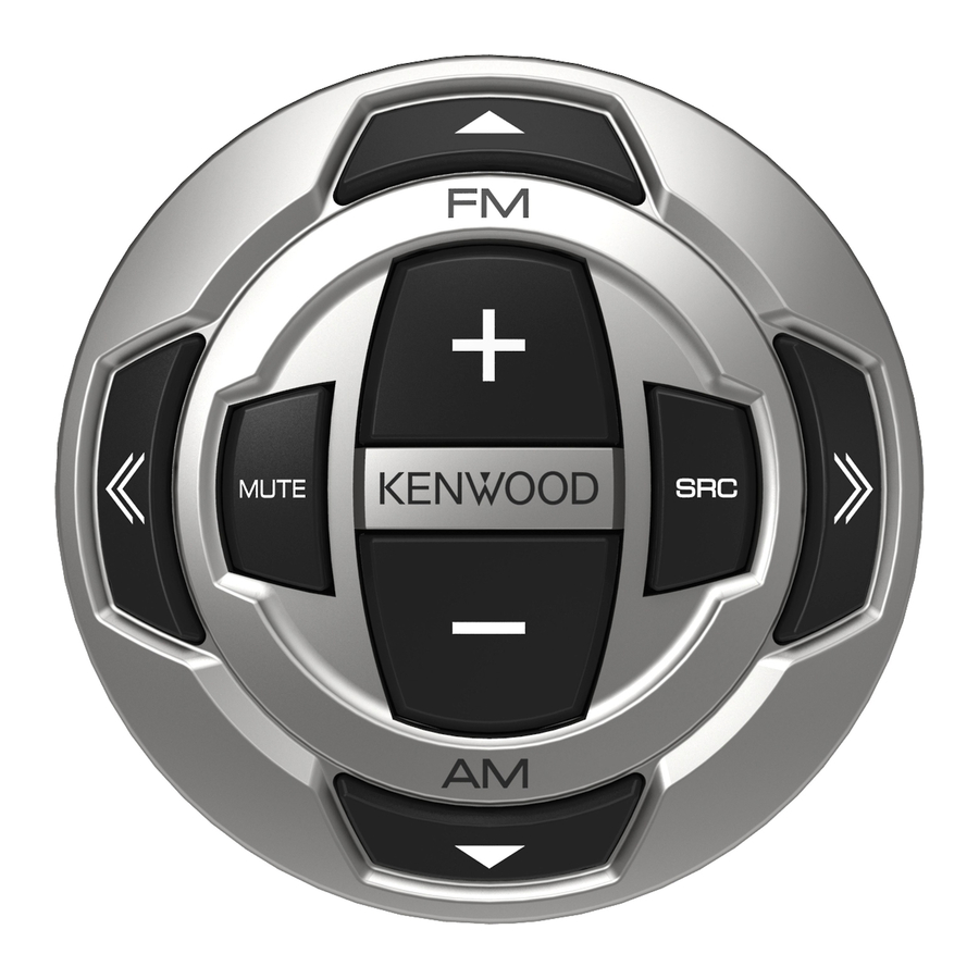 Kenwood KCA-RC35MR Instruction Manual
