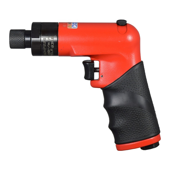 Sioux Tools SSD4P Series Instructions-Parts List Manual