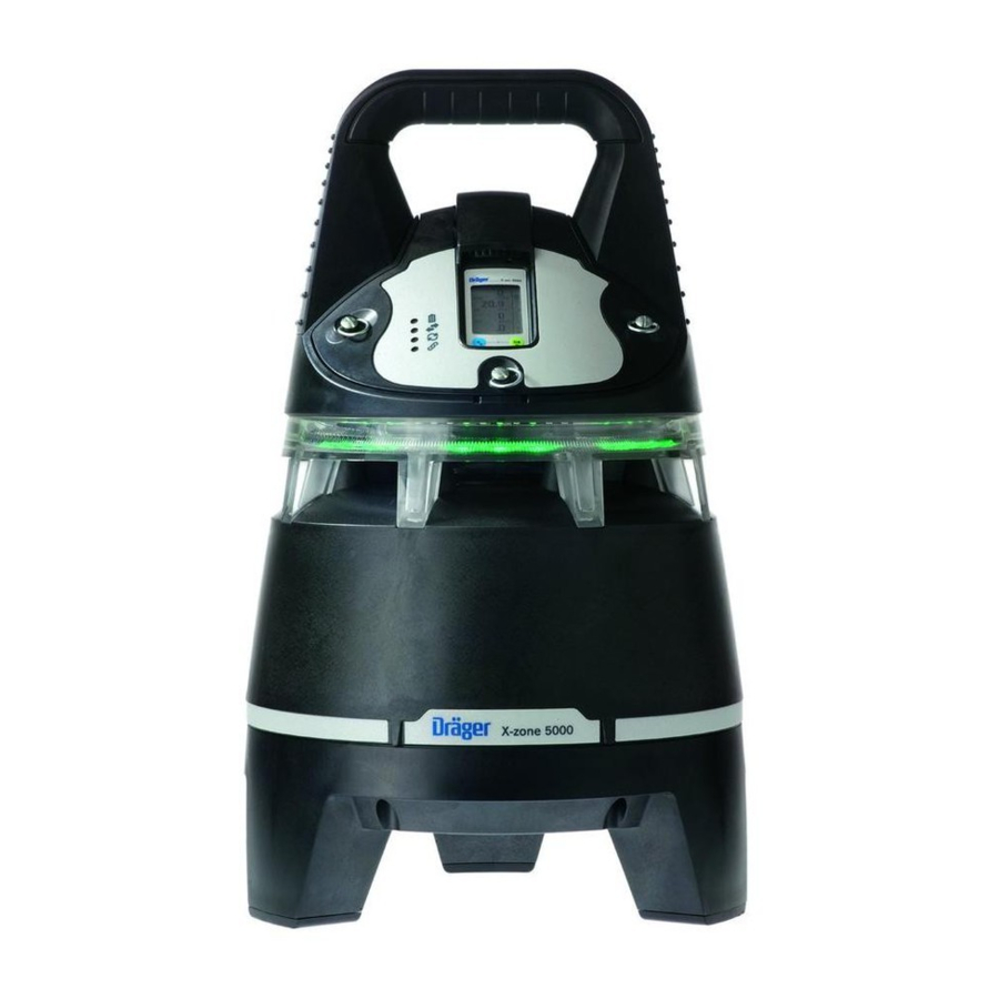 Dräger X-zone 5000 Instructions For Use Manual