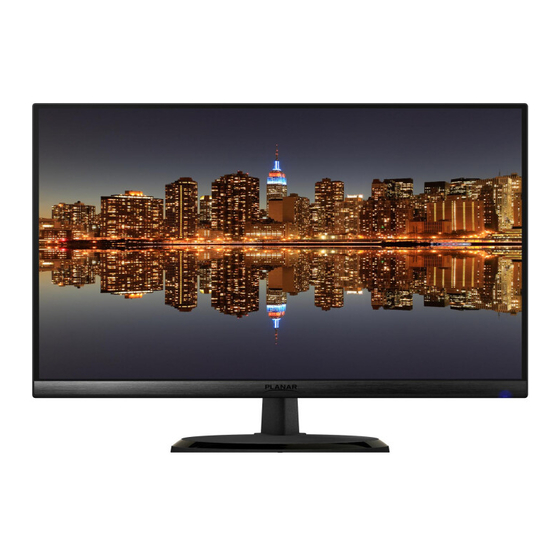 Planar PXL2370MW LED-LCD Monitor Manuals