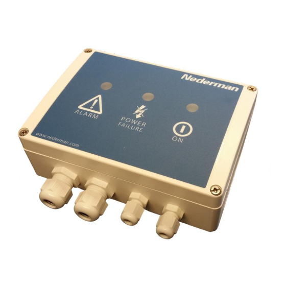 Nederma Airflow Alarm Kit User Manual