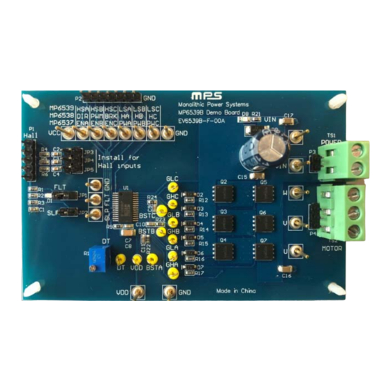 MPS EV6539B-F-00A Manual