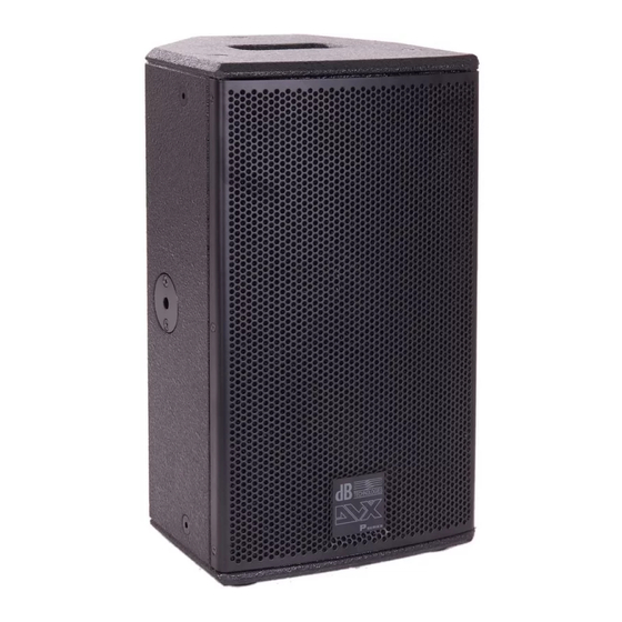 dB Technologies DVX P Series User Manual