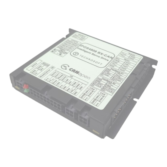 Technosoft iPOS4808 BX-CAN Technical Reference