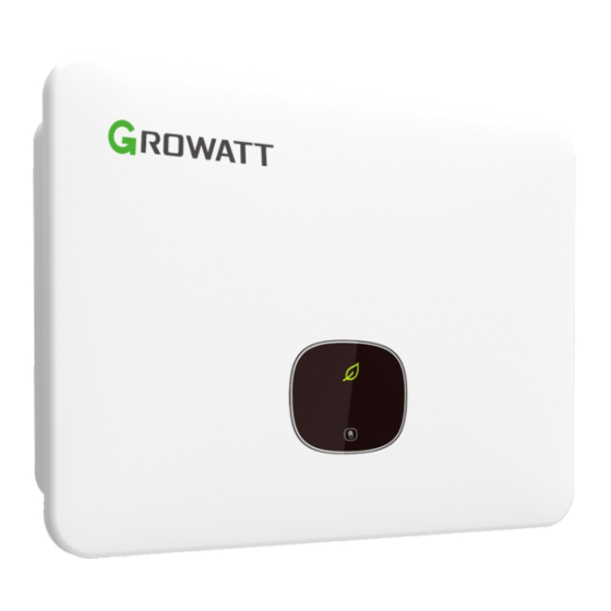 Growatt MID 17-25KTL3-X Installation & Operation Manual