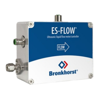 BRONKHORST ES-FLOW ES-102C Quick Start Manual