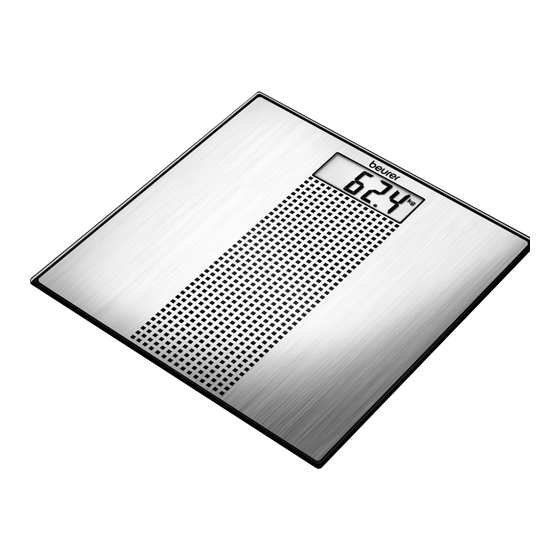 Beurer GS 36 Instructions For Use Manual