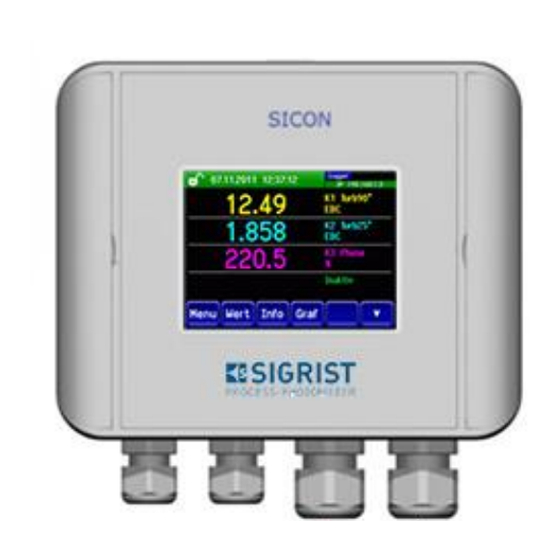 SIGRIST SICON M Manuals
