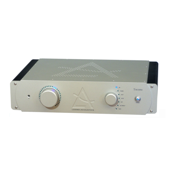 leema-acoustics Tucana Handbook