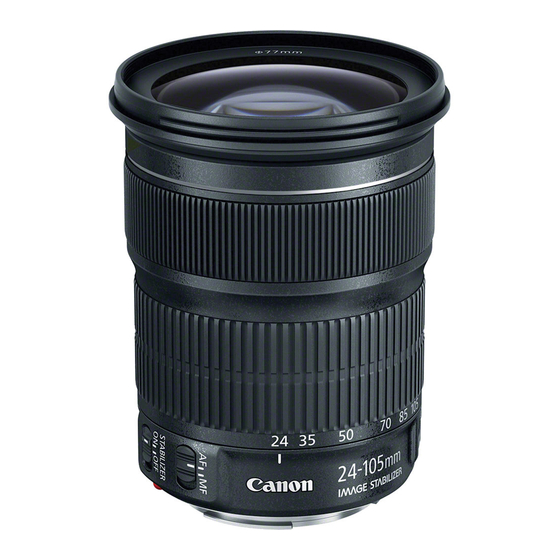 Canon EF24-105mm f/3.5-5.6 IS STM User Manual