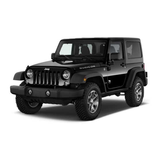 Jeep 2014 Wrangler User Manual