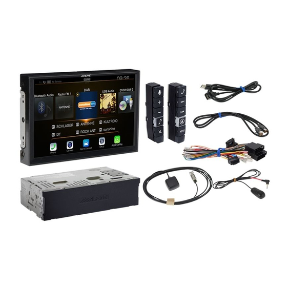 Alpine X902D-F Installation Manual