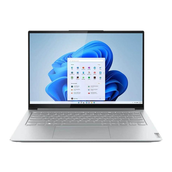 Lenovo Yoga Slim 7 Pro 14IAP7 Manuals