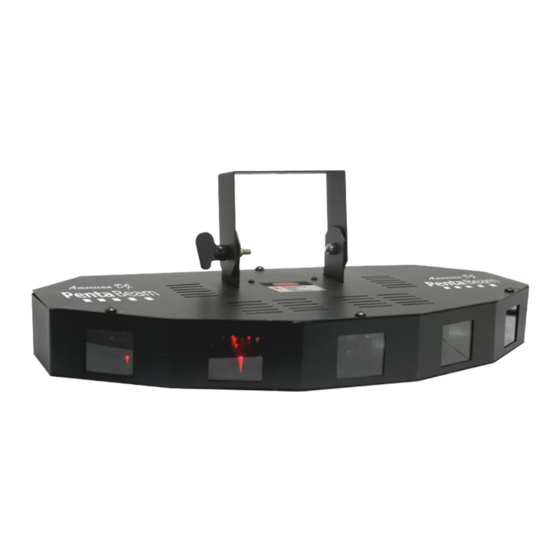 American DJ Penta Beam User Instructions