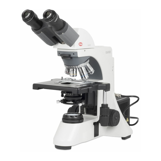 Motic BA410 Series Instruction Manual