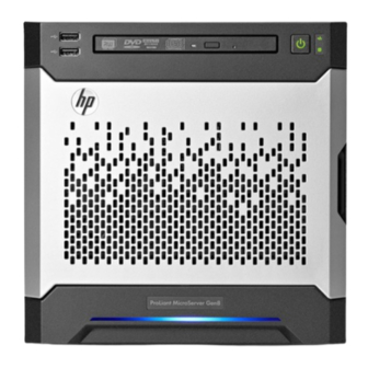 HP ProLiant MicroServer Gen8 Setup Poster