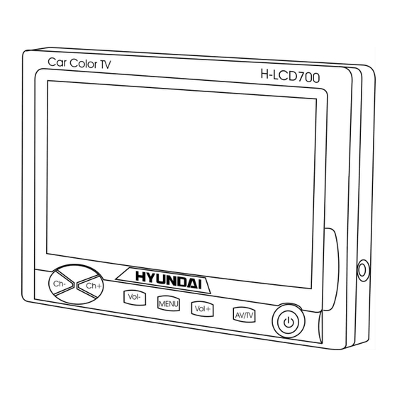 Hyundai H-LCD700 Instruction Manual