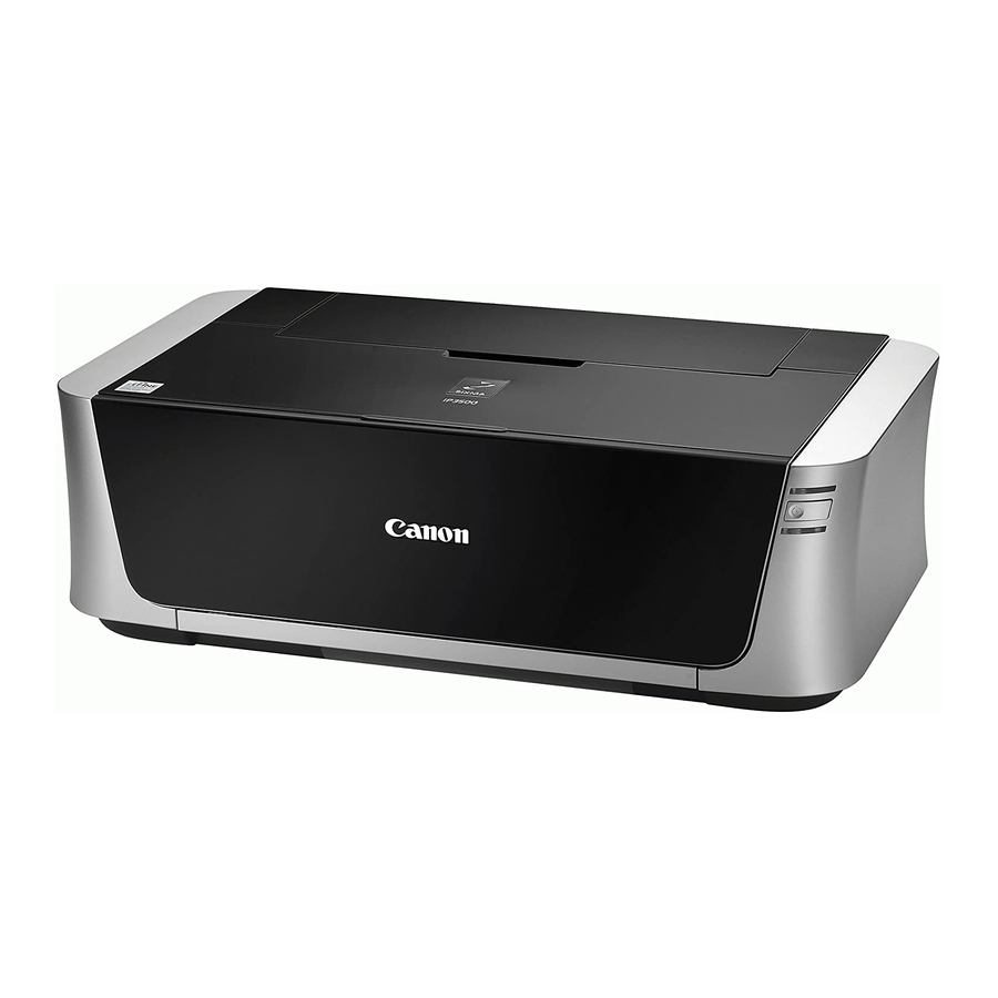 Canon PIXMA iP3500 Series Easy Setup Instructions