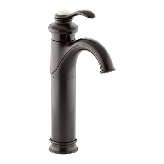 Kohler Fairfax K-12183 Installation Manual