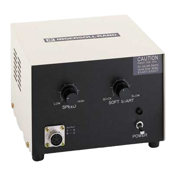Ingersoll-Rand ESCB50 Product Information