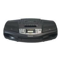 Panasonic RXDS16 - RADIO CASSETTE W/CD Operating Instructions Manual