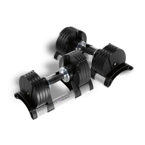 Stairmaster TwistLock Dumbbell Owner's Manual