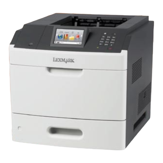 Lexmark MS810 Series Product Specifications