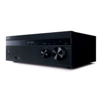 Sony STR-DN1050 Updating The Software