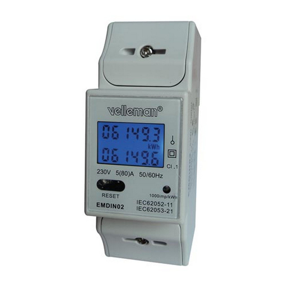 Velleman EMDIN02 User Manual