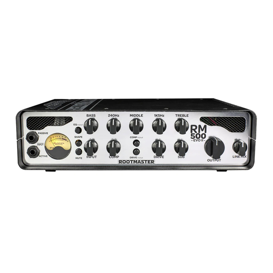 Ashdown ROOTMASTER EVO II Series User Manual