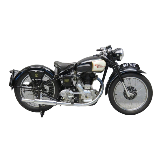 Royal Enfield J2 Workshop Maintenance Manual