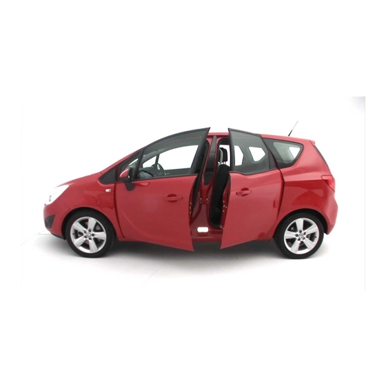 Vauxhall Meriva Owner's Manual