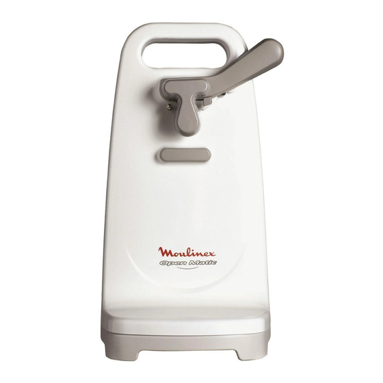 Moulinex openmatic DJJ152 Manual