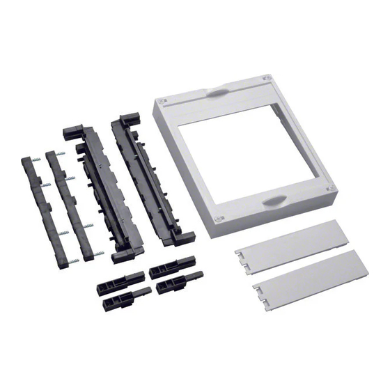 hager univers N UE21E2B Mounting Instructions