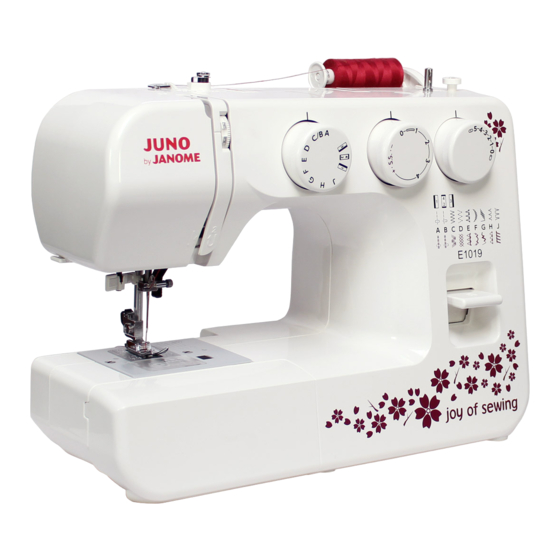 Janome JUNO E1019 Instruction Book