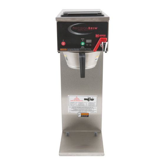 Grindmaster Insulated Decanter Brewer AMW B-Series Operator's Manual